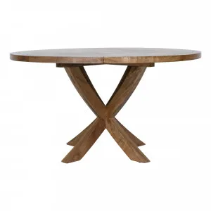 Mango Creek Round Dining Table 120cm in Clear by OZ Design, a Dining Tables for sale on Style Sourcebook