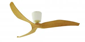 Aeratron FR 3 Blade 60" DC Ceiling Fan With Remote White with Woodgrain Blades by Aeratron, a Ceiling Fans for sale on Style Sourcebook