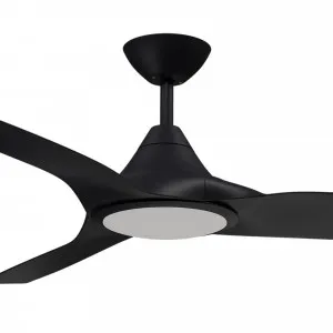 Calibo Smart CloudFan 52" (1300mm) ABS DC Ceiling Fan with 20W CCT LED Light and Remote Black by Calibo, a Ceiling Fans for sale on Style Sourcebook
