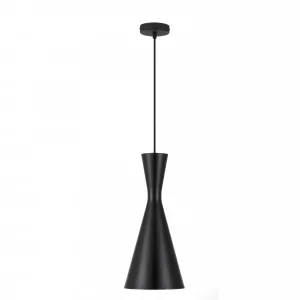 Telbix Flero Brushed Black Pendant Light (E27) Large by Telbix, a Pendant Lighting for sale on Style Sourcebook