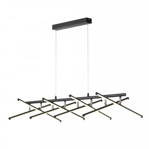 Cougar Metrix Black Dimmable LED Pendant 8 Light by Cougar, a LED Lighting for sale on Style Sourcebook