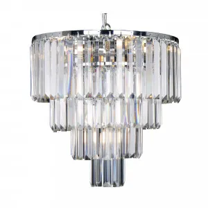 Celestial Waterfall Chandelier Crystal Pendant Light 5 Light by Lighting Inspirations, a Pendant Lighting for sale on Style Sourcebook