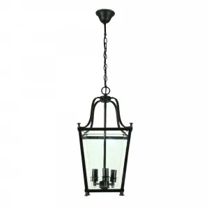 Montana Lantern Bronze Pendant Light 3 Light by Lighting Inspirations, a Pendant Lighting for sale on Style Sourcebook