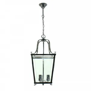 Montana Lantern Chrome Pendant Light 3 Light by Lighting Inspirations, a Pendant Lighting for sale on Style Sourcebook