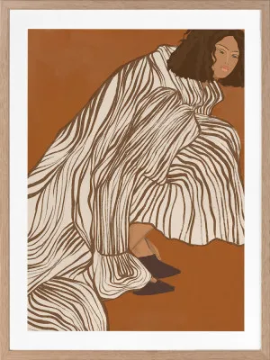Delilah Divine Framed Art Print by Urban Road, a Prints for sale on Style Sourcebook