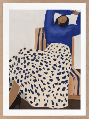 Delilah Daydreaming Framed Art Print by Urban Road, a Prints for sale on Style Sourcebook
