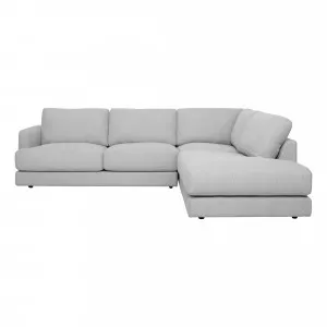 Temple Corner Chaise Sofa RHF in Belfast Grey by OZ Design, a Sofas for sale on Style Sourcebook