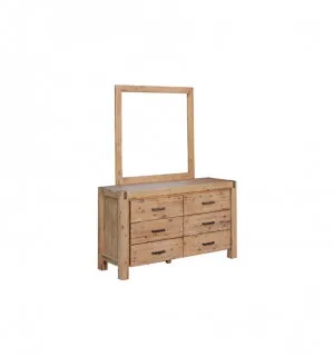 Dressing Table in Solid Acacia &amp; Veneer Oak 140cm x 82cm by Luxe Mirrors, a Shaving Cabinets for sale on Style Sourcebook