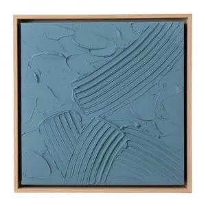 Denim Mini Hand Painted Canvas by Urban Road, a Painted Canvases for sale on Style Sourcebook