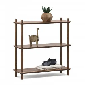 Rakk Low Bookshelf, Light Walnut by L3 Home, a Bookshelves for sale on Style Sourcebook