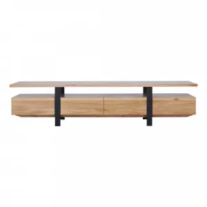 Rawson Entertainment Unit 220cm in Messmate with Resin by OzDesignFurniture, a Entertainment Units & TV Stands for sale on Style Sourcebook