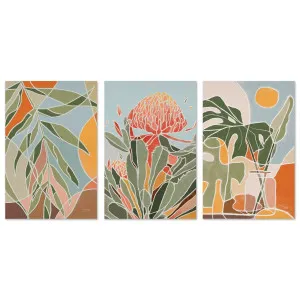 Native Botanics, Style B, Set Of 3 by Gioia Wall Art, a Prints for sale on Style Sourcebook