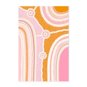 My 3 Pathways by Gioia Wall Art, a Aboriginal Art for sale on Style Sourcebook
