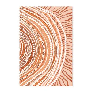 Blooming Female Earth, Style A by Gioia Wall Art, a Aboriginal Art for sale on Style Sourcebook