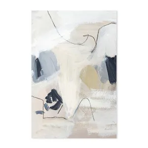 Neutral Abstract Navy , Style A by Gioia Wall Art, a Prints for sale on Style Sourcebook