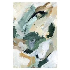 Green and Mustard Abstract, Style A by Gioia Wall Art, a Prints for sale on Style Sourcebook
