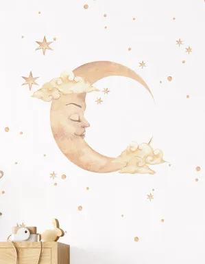 Bohemian Moon Decal Set by oliveetoriel.com, a Kids Stickers & Decals for sale on Style Sourcebook