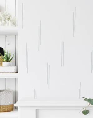 Long Simple Stripes Decal Set by oliveetoriel.com, a Wallpaper for sale on Style Sourcebook