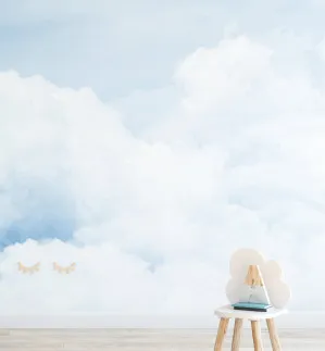 Cloudy Skies Wallpaper Mural by oliveetoriel.com, a Wallpaper for sale on Style Sourcebook