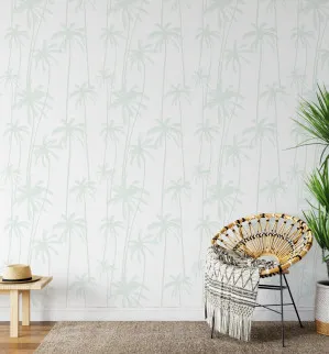 Good Palms Seafoam Wallpaper by oliveetoriel.com, a Wallpaper for sale on Style Sourcebook
