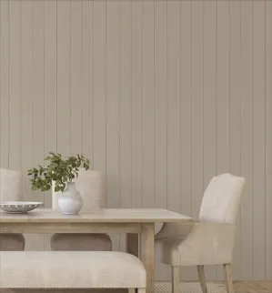 Tongue & Groove Wood Panel Wallpaper | Pebble by oliveetoriel.com, a Wallpaper for sale on Style Sourcebook
