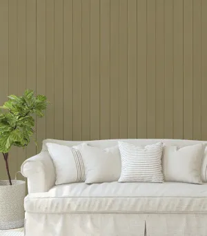Tongue & Groove Wood Panel Wallpaper | Khaki by oliveetoriel.com, a Wallpaper for sale on Style Sourcebook