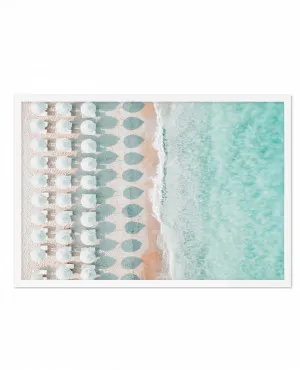 White Umbrellas by oliveetoriel.com, a Prints for sale on Style Sourcebook