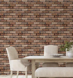 Red Brick Wallpaper by oliveetoriel.com, a Wallpaper for sale on Style Sourcebook