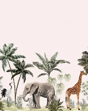 Jungle Mural Wallpaper by oliveetoriel.com, a Wallpaper for sale on Style Sourcebook