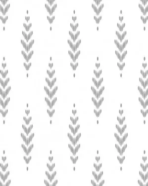 Ikat Classic B&W Wallpaper by oliveetoriel.com, a Wallpaper for sale on Style Sourcebook