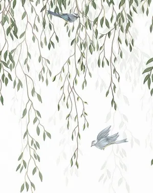 Under the Willow Wallpaper Mural by oliveetoriel.com, a Wallpaper for sale on Style Sourcebook