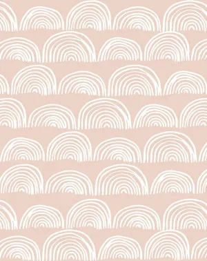 White Rainbows Wallpaper by oliveetoriel.com, a Wallpaper for sale on Style Sourcebook