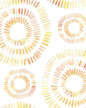 Watercolour Sunshine Wallpaper by oliveetoriel.com, a Wallpaper for sale on Style Sourcebook