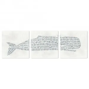Abstract Whale, Set Of 3 by Gioia Wall Art, a Prints for sale on Style Sourcebook