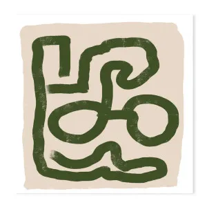 Green Scribble, Style E by Gioia Wall Art, a Prints for sale on Style Sourcebook