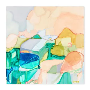 Aqua Palm by Gioia Wall Art, a Prints for sale on Style Sourcebook
