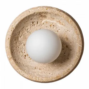 FARO YELLOW TRAVERTINE WALL LAMP by Hardware Concepts, a Fixed Lights for sale on Style Sourcebook