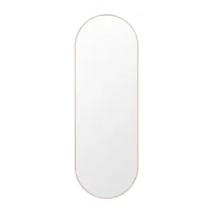 Bjorn Oval Mirror - Powder by Interior Secrets - AfterPay Available by Interior Secrets, a Mirrors for sale on Style Sourcebook