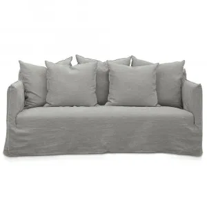Como Linen Deep Sofa Cover Stone - 2.5 Seater by James Lane, a Sofas for sale on Style Sourcebook