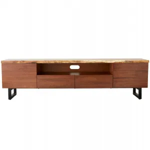 Croft Australian Blackwood TV Unit - 220cm by null, a Entertainment Units & TV Stands for sale on Style Sourcebook