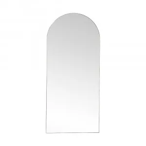 Mansour Arched Floor Mirror Gold - 80cm x 180cm by null, a Mirrors for sale on Style Sourcebook