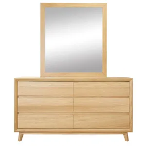 Morgan Dresser With Mirror Oak by null, a Dressers & Chests of Drawers for sale on Style Sourcebook