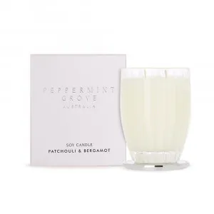 Peppermint Grove Patchouli & Bergamot Large Soy Candles 370g by null, a Candles for sale on Style Sourcebook