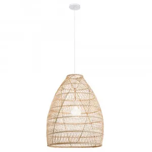 Velas Rattan Bell Ceiling Pendant by null, a Lighting for sale on Style Sourcebook