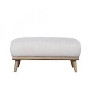 Xander Luna Almond Ottoman by null, a Ottomans for sale on Style Sourcebook