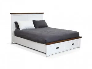 Aspen Storage Bed Frame Two Tone by null, a Beds & Bed Frames for sale on Style Sourcebook