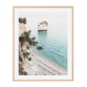 Italian Peninsula Natural Veneer Framed Print - 64cm X 79cm by null, a Prints for sale on Style Sourcebook