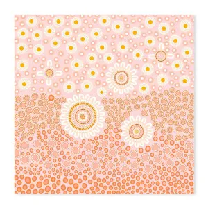 People Among the wildflowers, Style C by Gioia Wall Art, a Aboriginal Art for sale on Style Sourcebook
