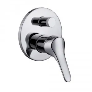 Armada Bath/Shower Mixer With Diverter | Made From Brass In Chrome Finish By Raymor by Raymor, a Bathroom Taps & Mixers for sale on Style Sourcebook