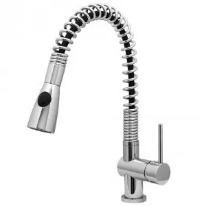 Hudson Sink Mixer With Pullout And Veggie Spray | Made From Nylon/Brass In Chrome Finish By Raymor by Raymor, a Kitchen Taps & Mixers for sale on Style Sourcebook